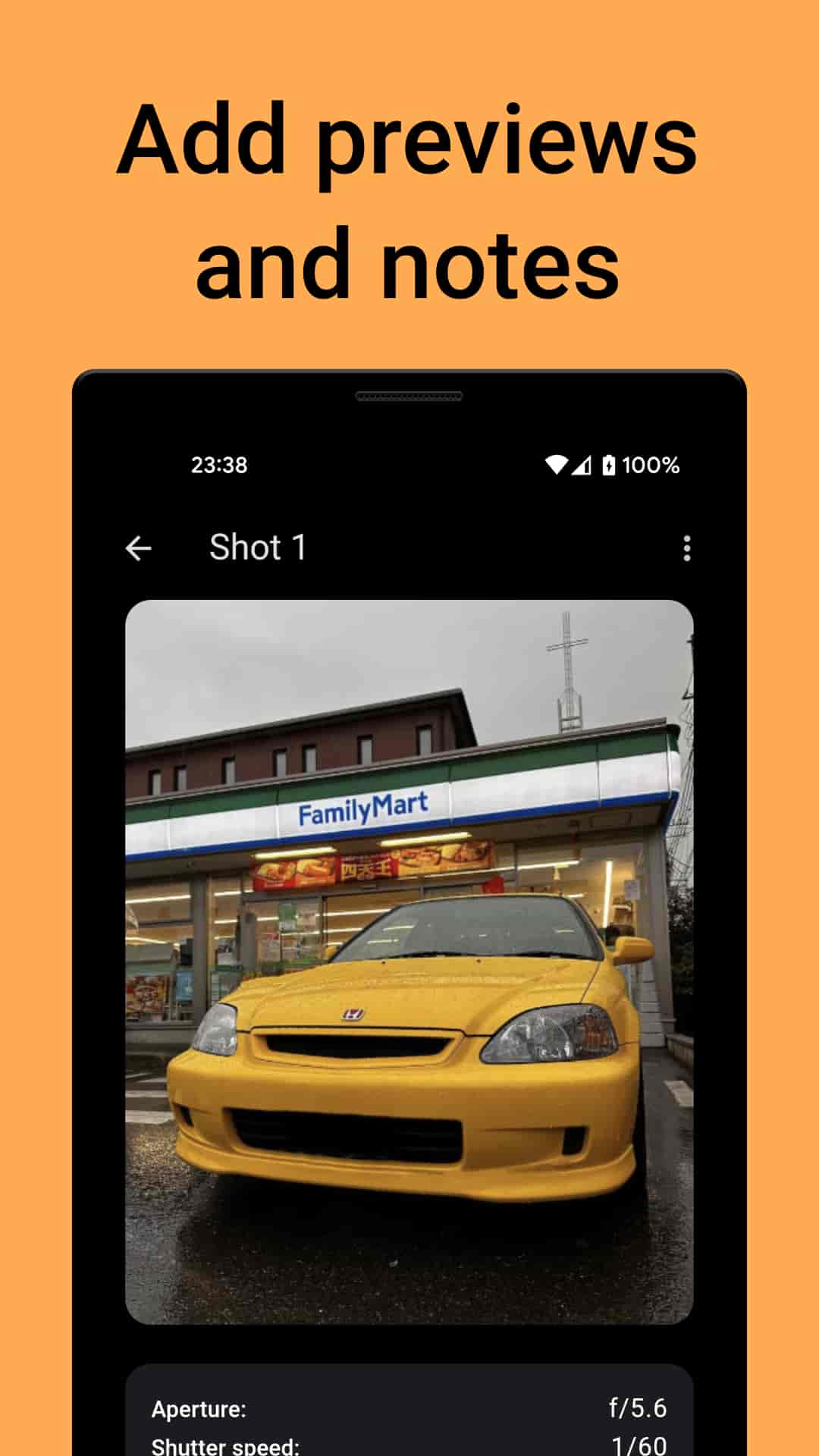 Add previews and notes