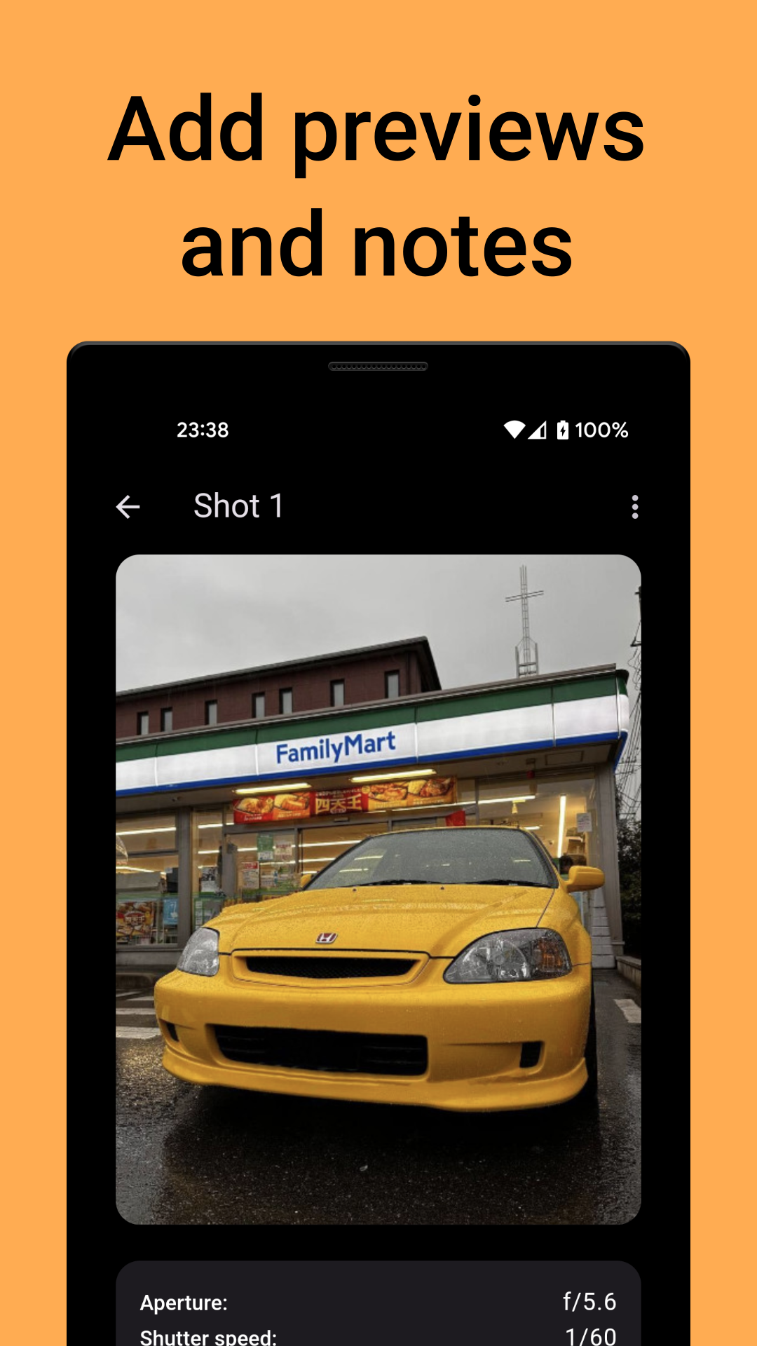 Add previews and notes